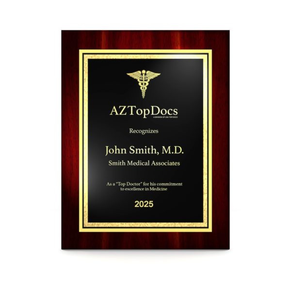 Brass & Wooden Wall Plaque